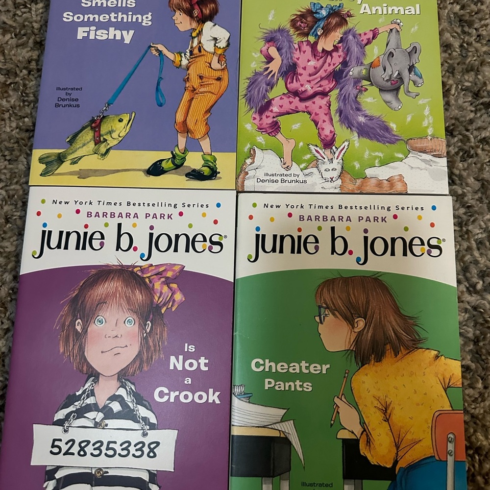 Junie B. Jones by Barbara Park set of 4 paperback books